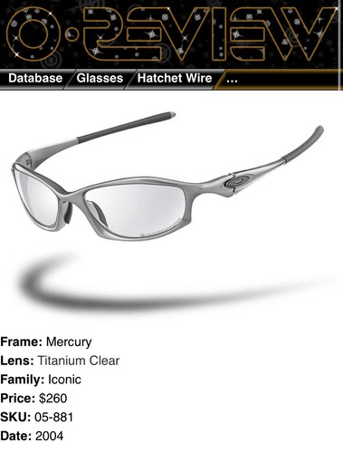 Oakley hatchet mercury - oakley,
