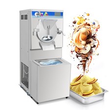 Macchina per gelato dura Kolice commerciale raffreddamento acqua Sorbettos 15-18 gal/ora