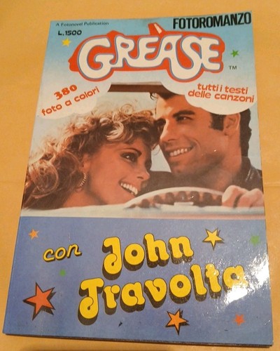 Grease fotoromanzo travolta - grease,