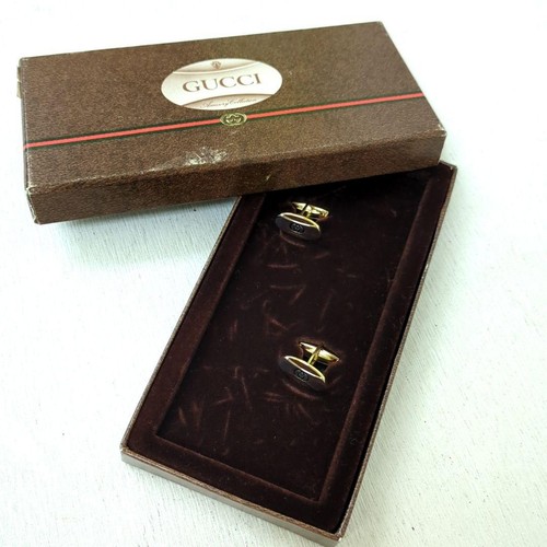 Gemelli gucci logo - gg, oro