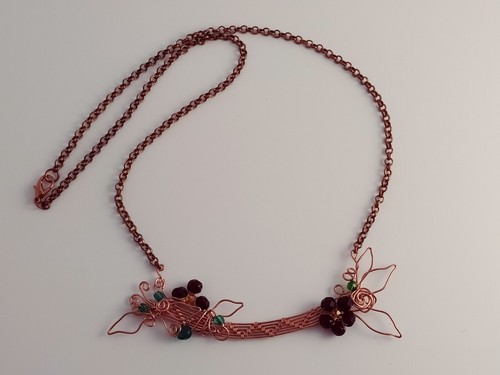 Collana rose rosse - rose, con