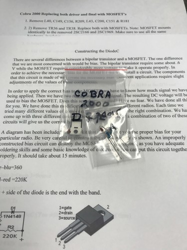 Cobra 2000 mosfet f - mosfet, d+f