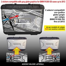 2 adesivi valigie BMW R1200GS