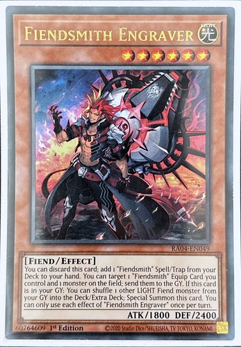 Fiendsmith engraver ra04 en049 - fiendsmith, ra04-en049