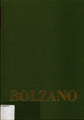 Beiträge bolzanos - beiträge,