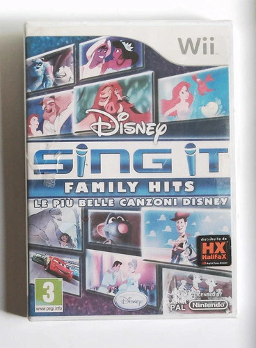 Wii disney sing family - it, :