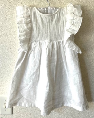 Abito lino bianco zara - in,