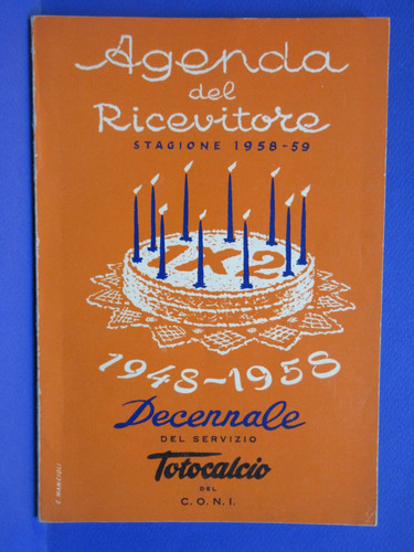 Totocalcio agenda del - totocalcio,