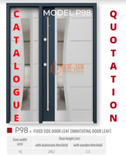 LIBRETTO QUOTAZIONI e CATALOGO di Porte in Legno Porta Esterna in Legno Esclusiva