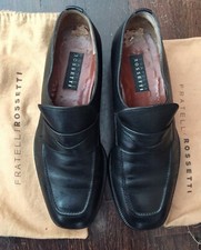 FRATELLI ROSSETTI - mocassini - neri - 9 (sostanzialmente 43) - originali