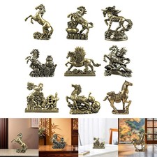 Statua cavallo ottone - di,