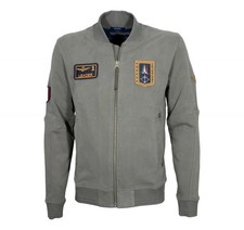 AERONAUTICA MILITARE Felpa Uomo Full Zip Ricamata FE2071UF00669 Colore Grigio