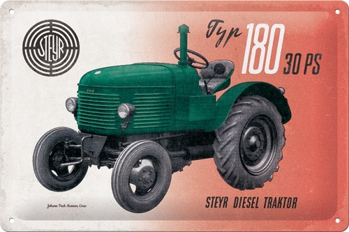 Targa latta faie steyr - in,