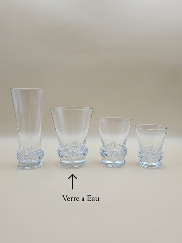 Daum verre eau en cristal - daum,