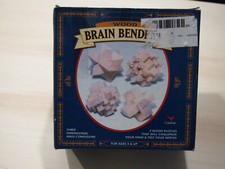Brain Benders - 4 puzzle 3D in legno