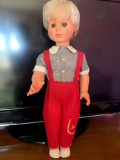 Bambola vintage mai giocata anni 50/60 per collezionisti alta 60 cm 