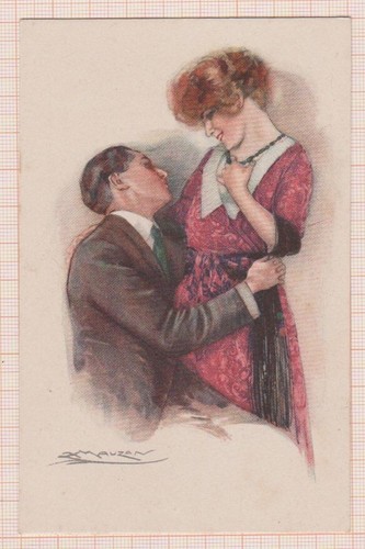Cartolina 1920 coppia - cartolina, 1920-30