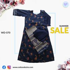 Abito donna puro cotone completo - vestito etnico