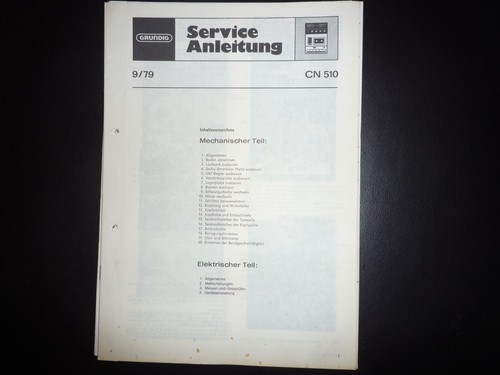 Manuale servizio originale - di,
