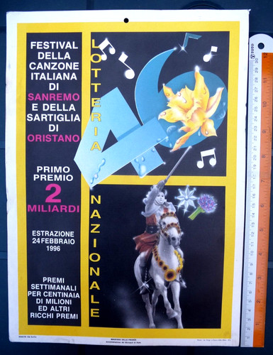 Locandina lotteria nazionale - lotteria,