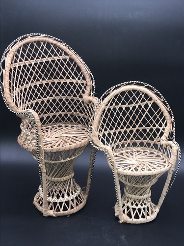 Coppia sedie vimini - coppia,