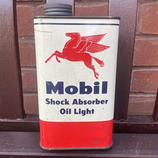 Vintage Mobil Oil Can Shock