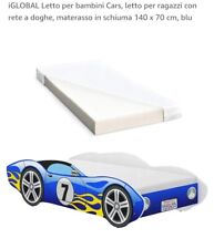 lettino per bambini macchina con materasso ontato e mai usato 