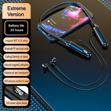 Cuffie Bluetooth 5.3 con archetto wireless microfono auricolari stereo auricolari