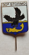 DISTINTIVO 30° STORMO AERONAUTICA AVIAZIONE AEREO AEROPORTO SMALTATO PIN 