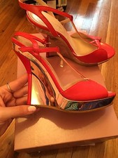 Carlo Pazolini sandalo donna corallo/oro misura 37,5