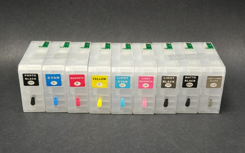 9pc refillable ink cartridges - 9pc,