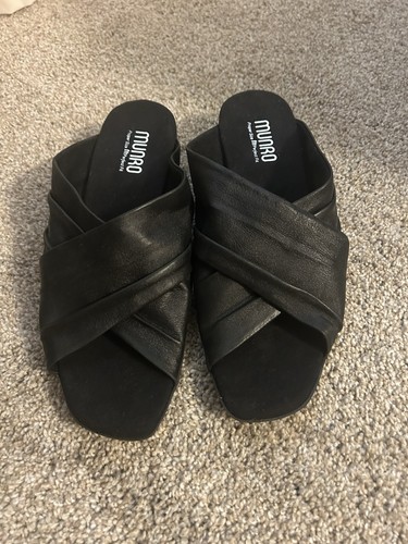 Scarpe munro sandalo - nero, in
