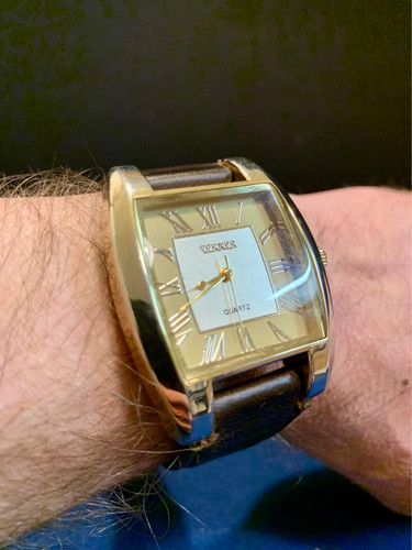 Orologio vintage rettangolare - orologio,