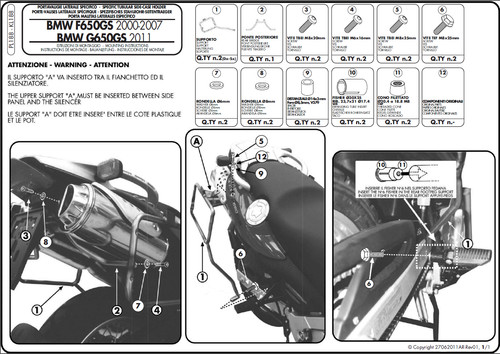 Givi portavaligie laterale - givi,