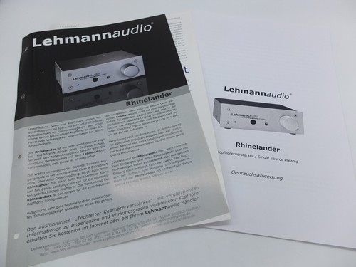 Lehmann audio rhinelander - audio,