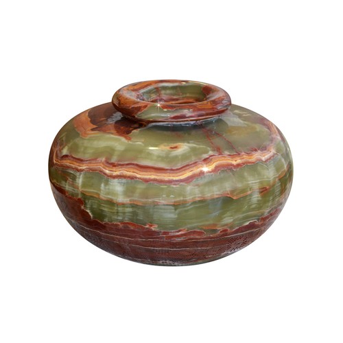 Vaso onice verde marmo - vaso,