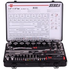 WÜRTH ZEBRA 1/2" + 1/4" SET