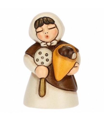 Donna con castagne thun - castagne,