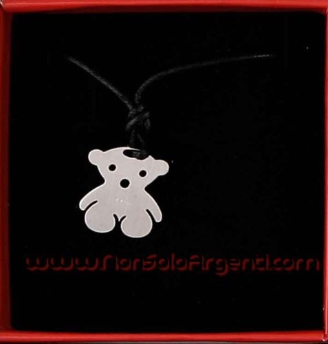 Collana laccio acciaio - collana,