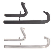 Tubo scarico nero slip on per