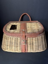 Vintage Contoured Woven Wicker