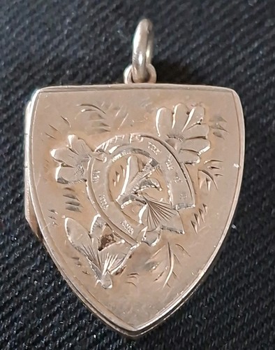 Medaglione scudo argento 1900