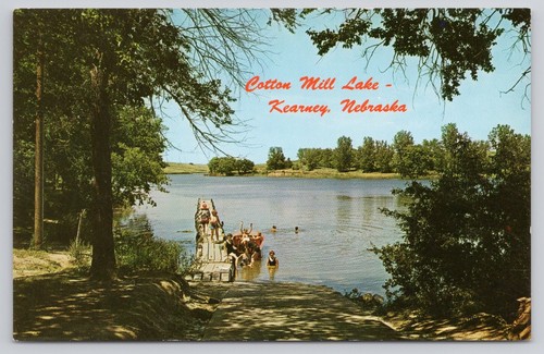 Cartolina cotton mill - cartolina, lake