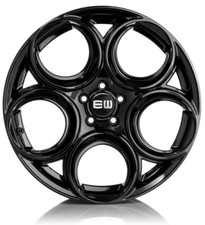 Set 4 Cerchi in lega compatibili FIAT 500X CROMA da 17" NUOVI BLACK