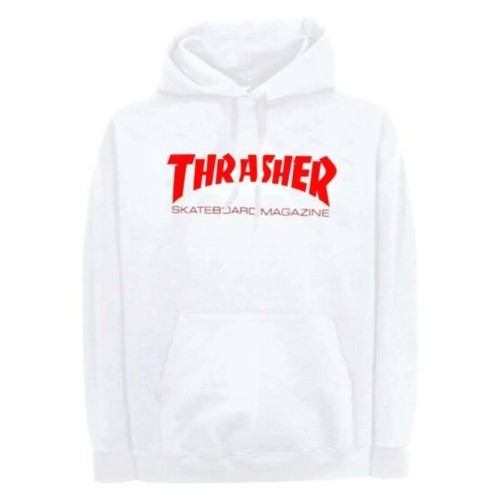 Felpa con cappuccio thrasher - con,