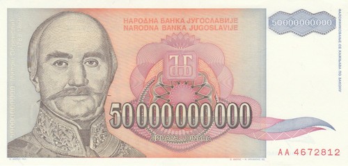 Jugoslavia banconota - jugoslavia,