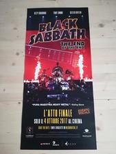 BLACK SABBATH THE END OF THE END Poster musicale concerto originale 12x27" OZZY