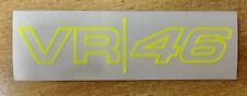 Adesivi VR46 Valentino Rossi Riproduzione 10x2,6 Cm SOLO CONTORNO