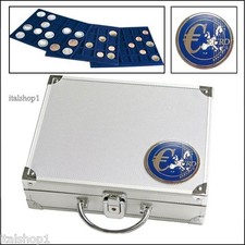 VALIGETTA IN ALLUMINIO PER 30 SERIE EURO INCLUSO 6 VASSOI