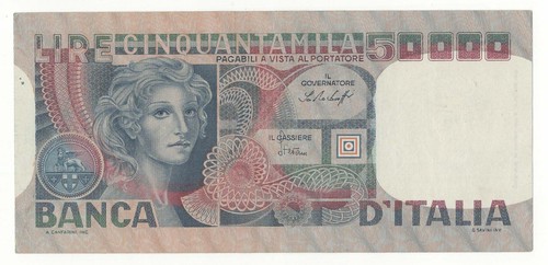50000 lire volto donna - 50000,